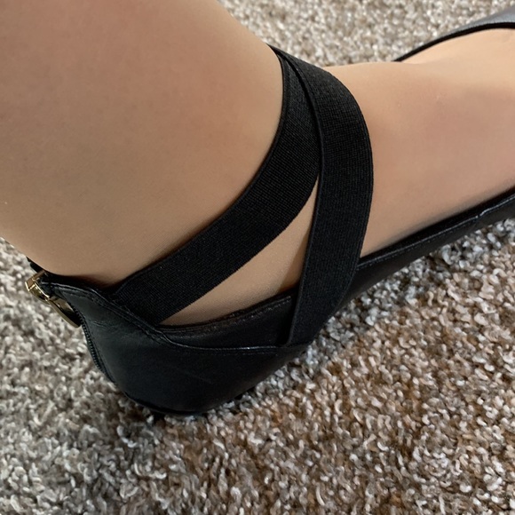Used Anne Klein Sport Itcanbe Black Flats Size 10m - Picture 8 of 10